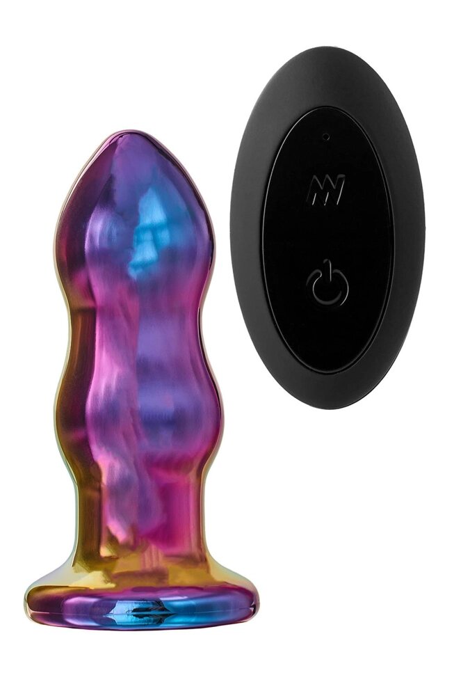 Анальна пробка з вібраційною двоскладною скляною мрією іграшки Гламур від компанії Інтернет магазин Персик - фото 1
