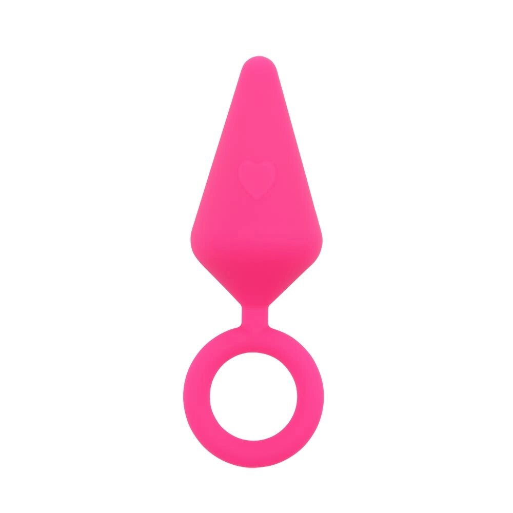 Анальная пробка Candy Plug L Рожевий 13.2 х 4 см від компанії Інтернет магазин Персик - фото 1