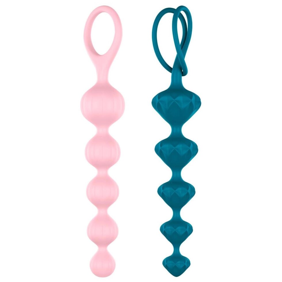 Анальні буси Satisfyer Beads Colored від компанії Інтернет магазин Персик - фото 1