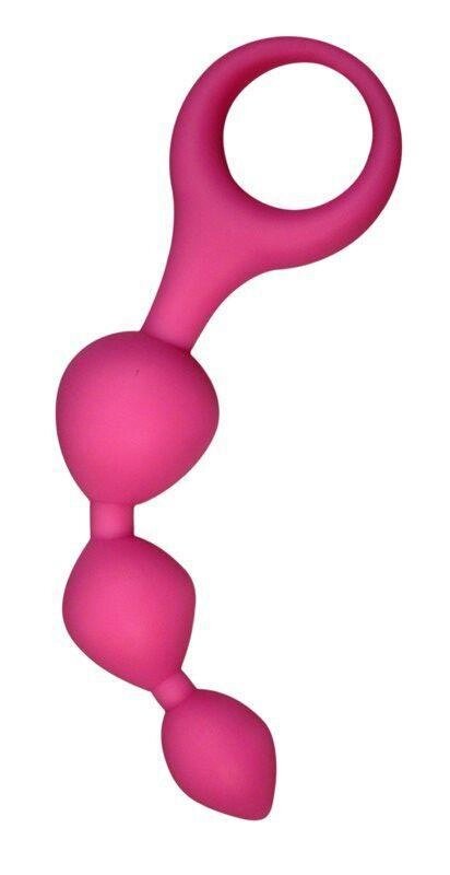 Анальні кульки Alive Triball Pink від компанії Інтернет магазин Персик - фото 1