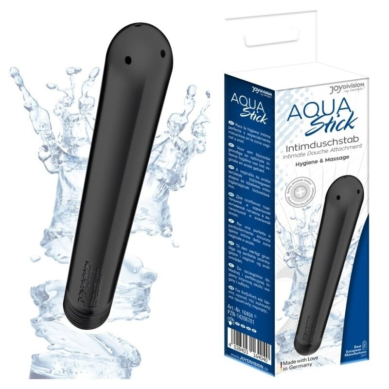 Анальний душ AQUAstick intimate black anodised, without shower hose, чорний від компанії Інтернет магазин Персик - фото 1