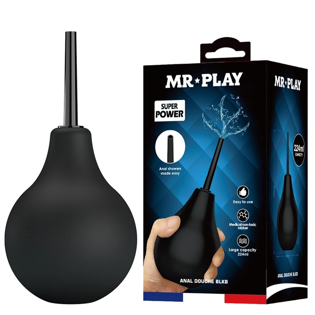 Анальний душ MR PLAY - Anal Douche BLKC (224 ml), QX-004MR-1 від компанії Інтернет магазин Персик - фото 1