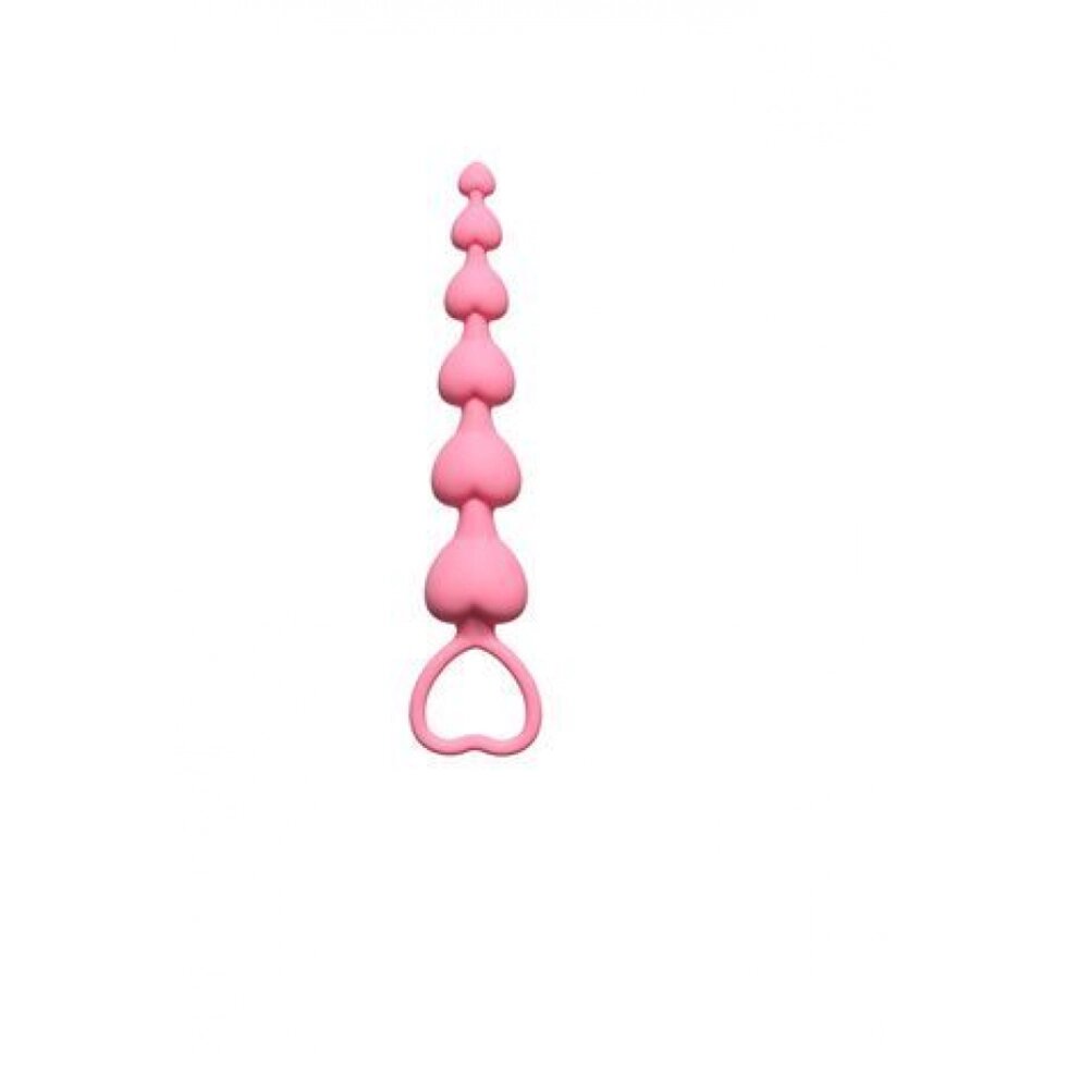 Анальний ланцюжок сердечка Heart Booty Beads Chisa від компанії Інтернет магазин Персик - фото 1