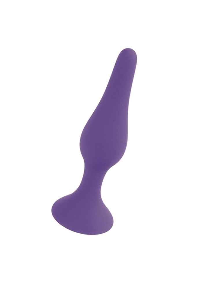 Анальний плаг Silicone Plug Purple - Small, BS6400088 від компанії Інтернет магазин Персик - фото 1