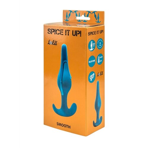 Анальний плаг Spice it up Smooth - Aquamarine, 57800803 від компанії Інтернет магазин Персик - фото 1