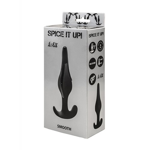 Анальний плаг Spice it up Smooth - Black, 57800801 від компанії Інтернет магазин Персик - фото 1