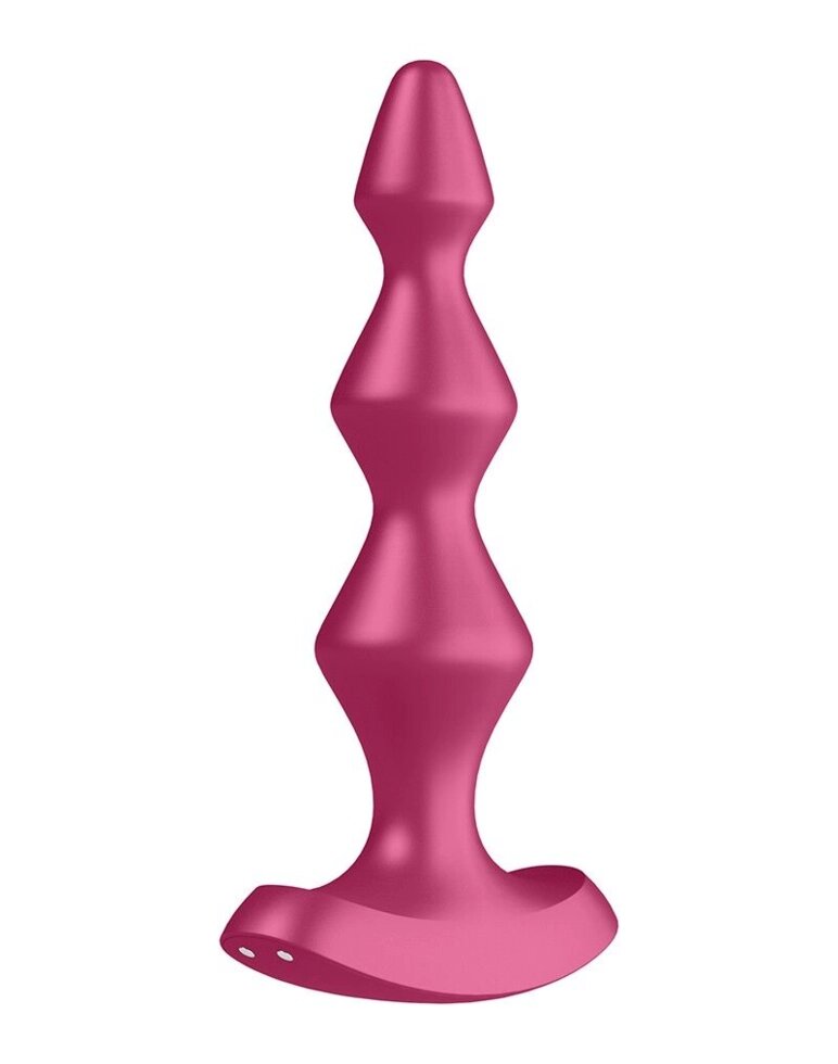 Анальний стимулятор намиста з двома моторами Satisfyer Lolli-Plug 1 (Berry) від компанії Інтернет магазин Персик - фото 1