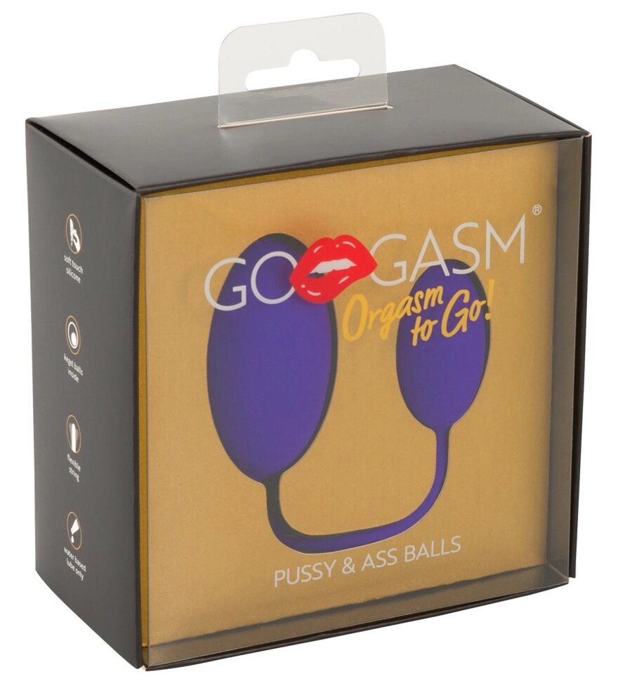 Анально-вагінальні кульки GO-GASM від компанії Інтернет магазин Персик - фото 1