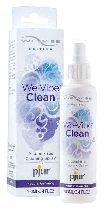 Антибактеріальний спрей pjur We-Vibe Clean 100 мл без спирту і ароматизаторів від компанії Інтернет магазин Персик - фото 1