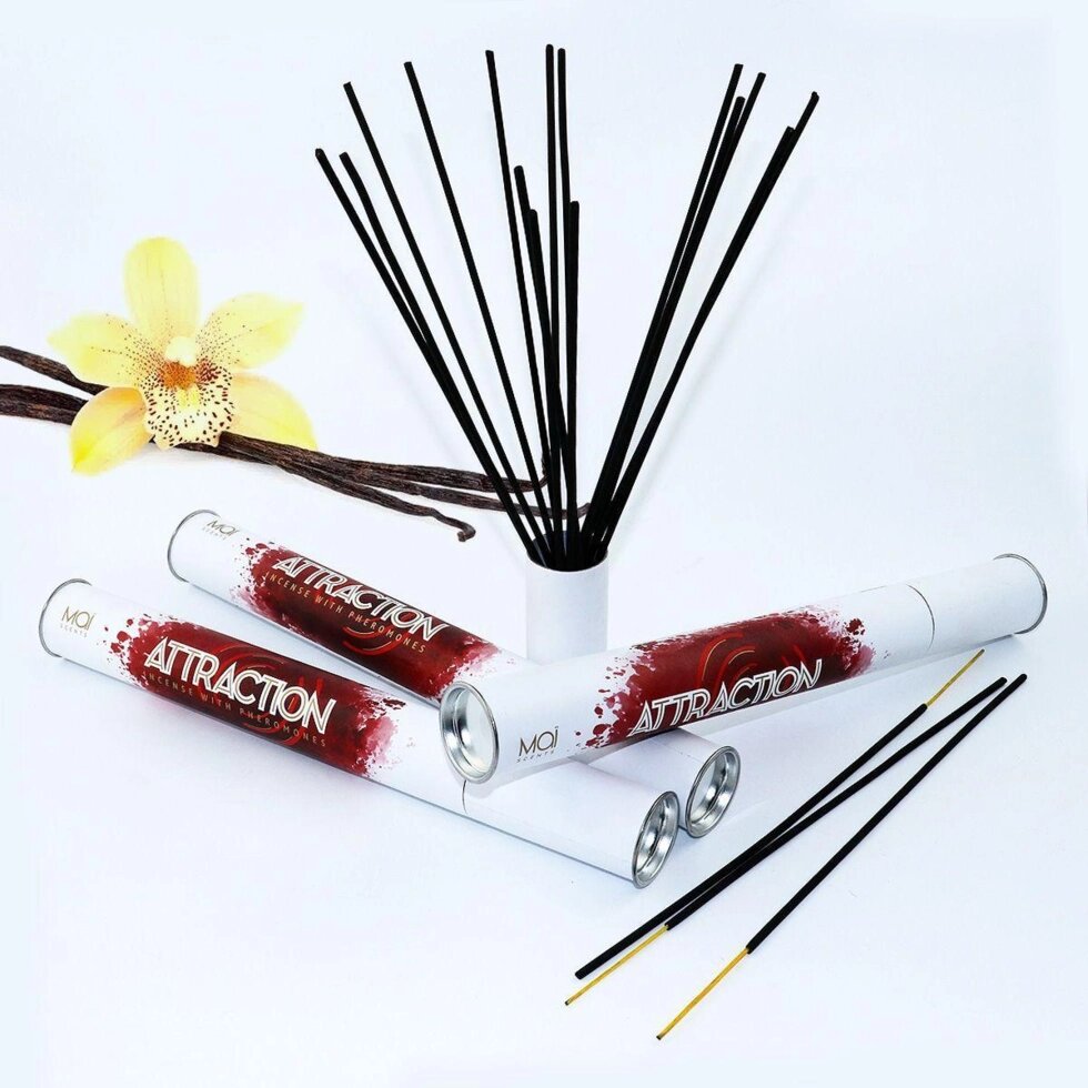 Ароматичні палички з феромонами і запахом ванілі MAI Vanilla (20 шт) tube від компанії Інтернет магазин Персик - фото 1