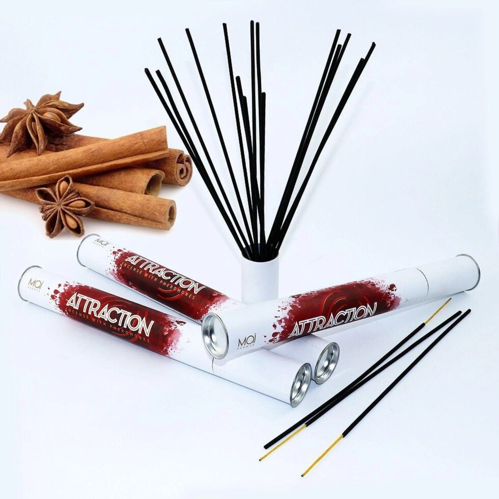 Ароматичні палички з феромонами MAI Cinnamon (20 шт) tube від компанії Інтернет магазин Персик - фото 1