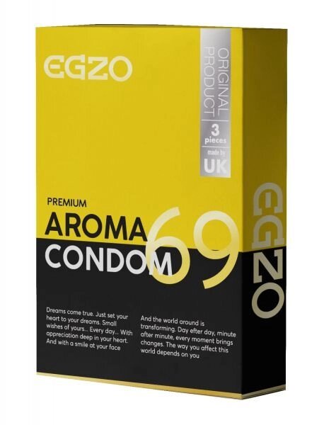 Ароматизовані презервативи EGZO "Aroma" від компанії Інтернет магазин Персик - фото 1