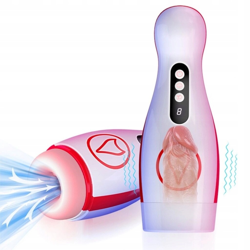 Автоматичний інтерактивний мастурбатор FOX - Vibrating Masturbation Cup , 7 Suction Power, 7 Vibration Setting, від компанії Інтернет магазин Персик - фото 1