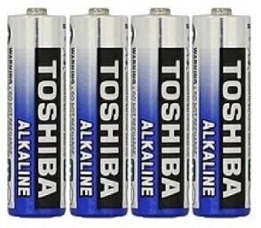 Батарейка лужна TOSHIBA Alkaline LR6 AA (4 шт) від компанії Інтернет магазин Персик - фото 1