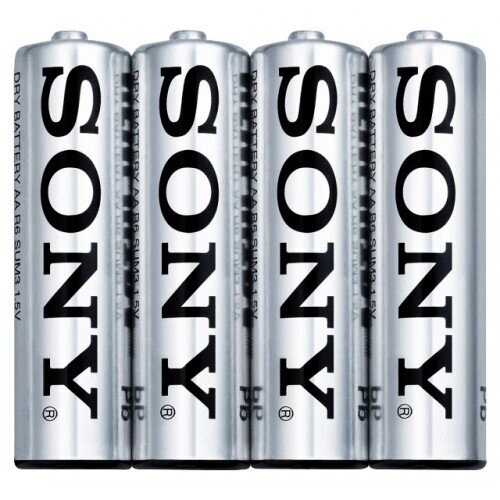 Батарейка сольова SONY R6 AA (4 шт) від компанії Інтернет магазин Персик - фото 1