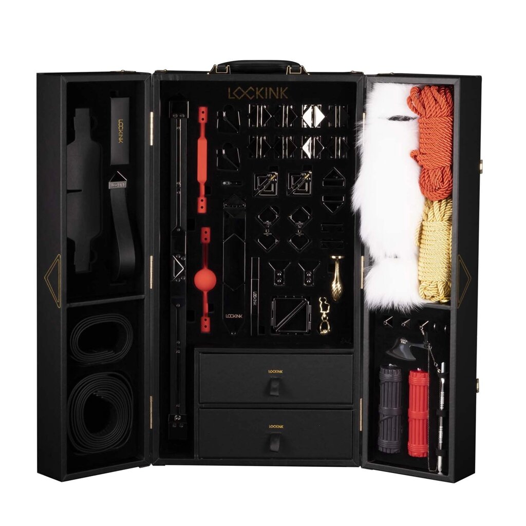 БДСМ-набір LOCKINK All-in-1 BDSM Play Kit - Black Color від компанії Інтернет магазин Персик - фото 1