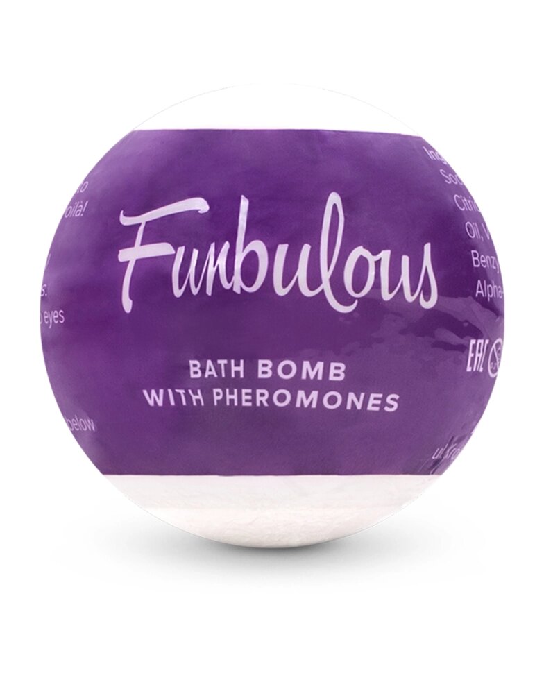 Бомба для ванни з феромонами Obsessive Bath bomb with pheromones Fun від компанії Інтернет магазин Персик - фото 1