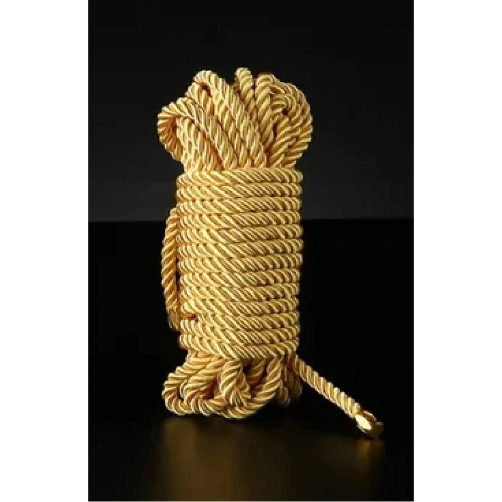 Бондажна мотузка Sevanda Lockink, конопляна, золотиста, 8м від компанії Інтернет магазин Персик - фото 1