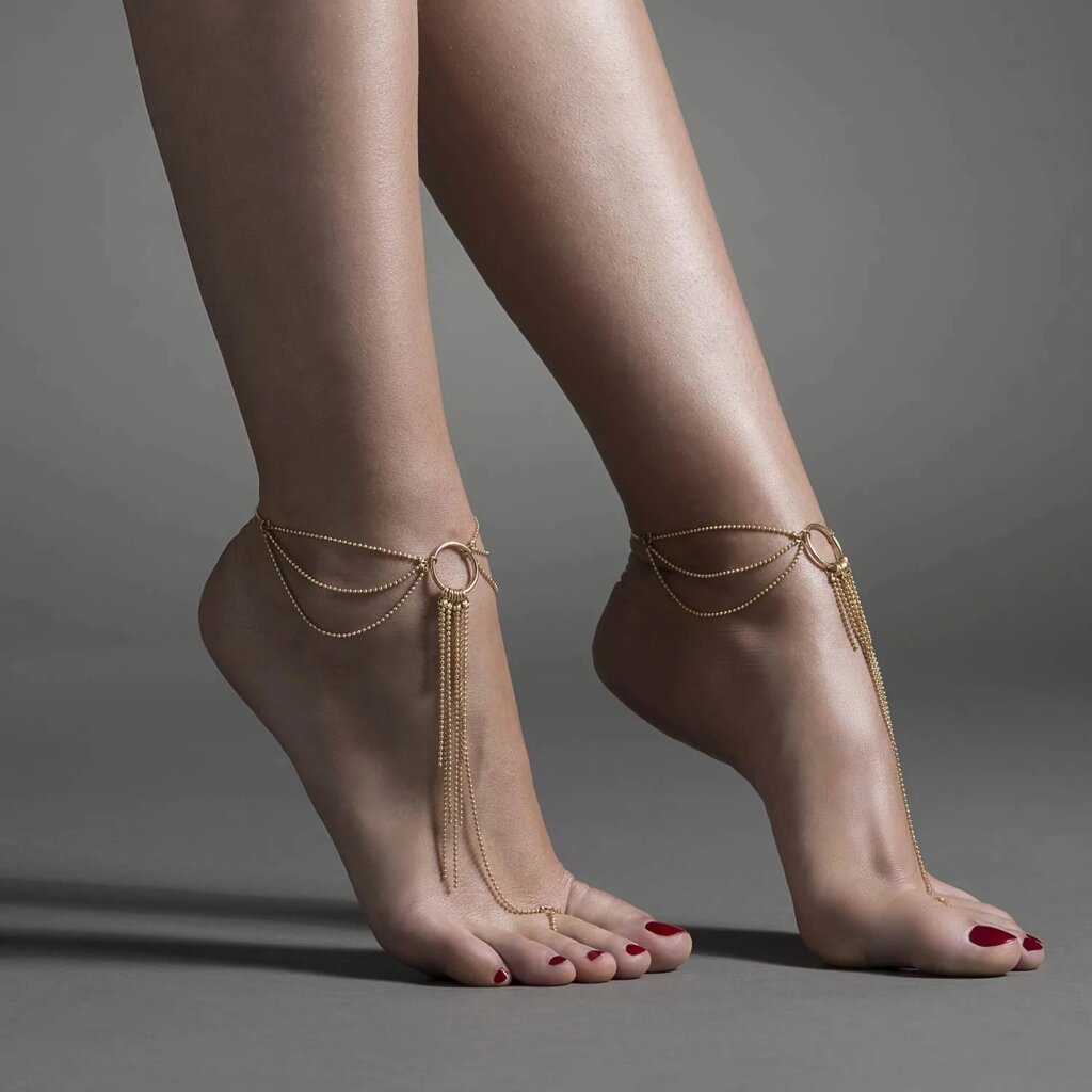Браслети для ніг Bijoux Indiscrets Mightique Foot Life - золото від компанії Інтернет магазин Персик - фото 1