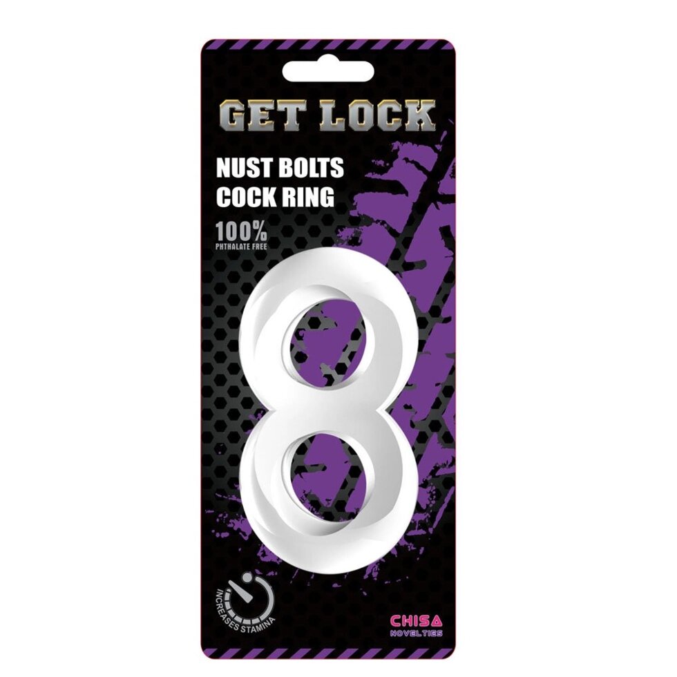 CH38189 Ерекційне кільце вісімки get lock chisa від компанії Інтернет магазин Персик - фото 1