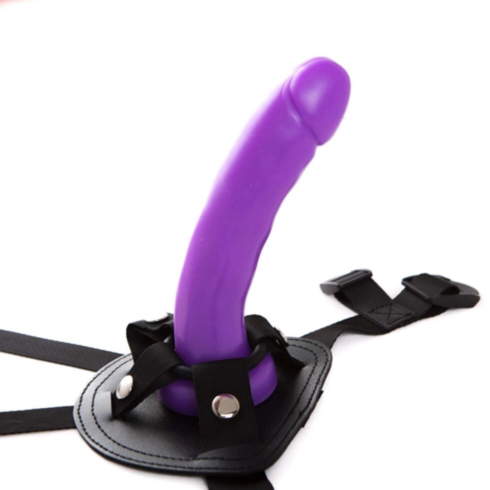 CH59213 Страпон c фіолетовою насадкою RGB Sex Harntss and Probe Chisa від компанії Інтернет магазин Персик - фото 1