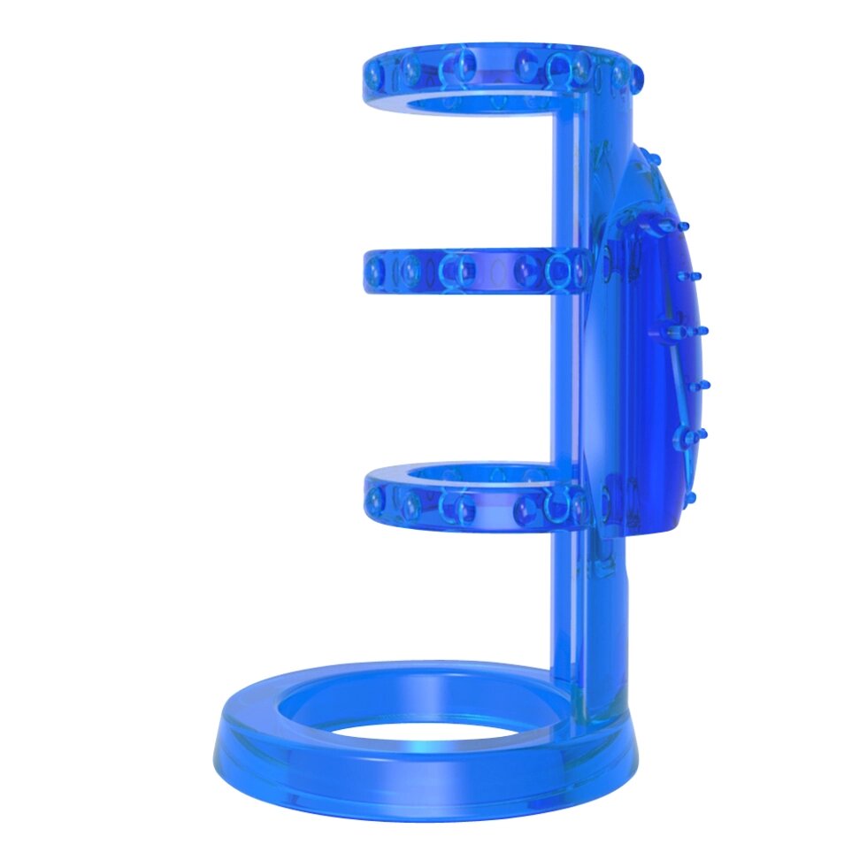 Chisa Get Lock Вібраційна клітина Cage Blue Vibration від компанії Інтернет магазин Персик - фото 1