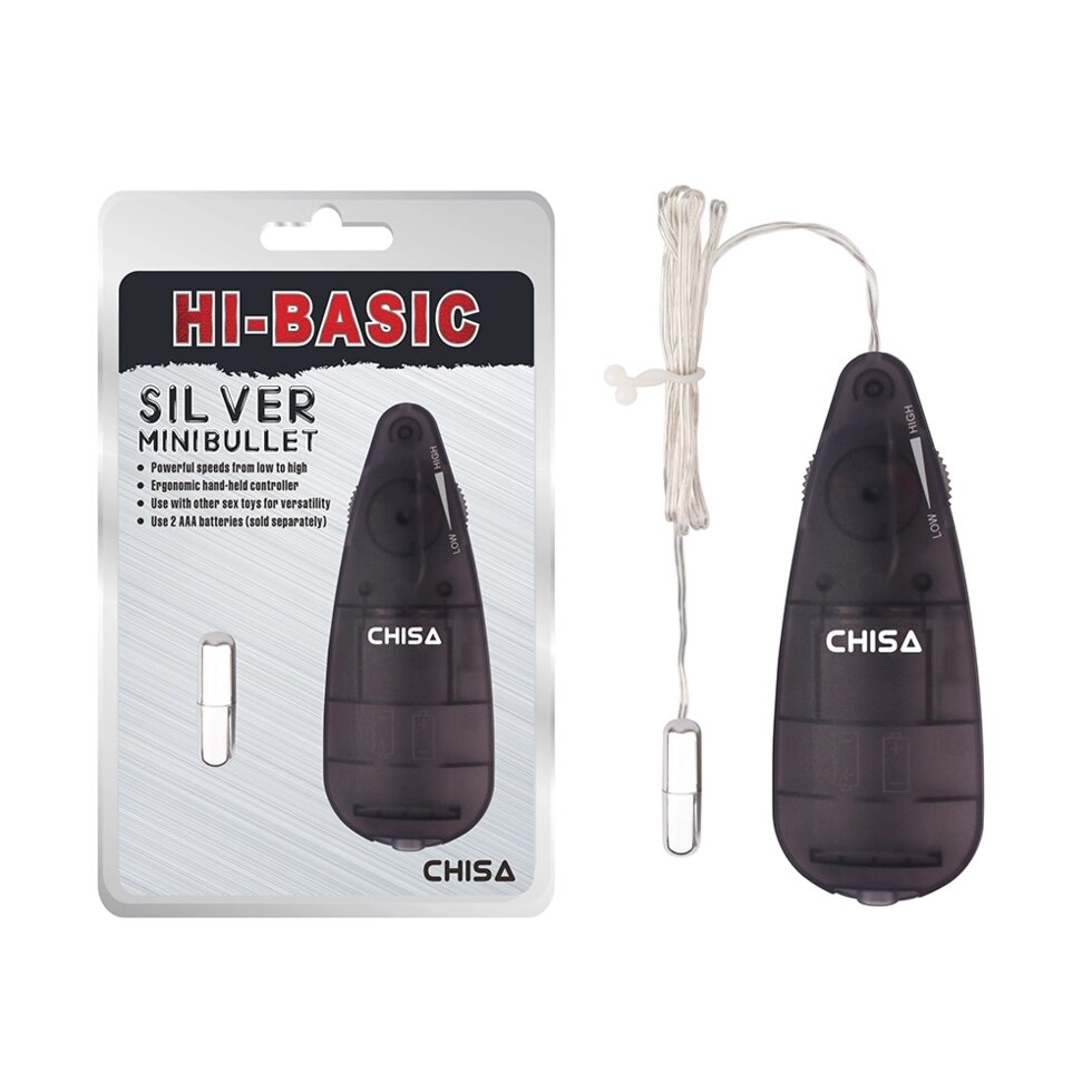 Chisa Hi-Basic Silver Mini Bullet Vibropul від компанії Інтернет магазин Персик - фото 1