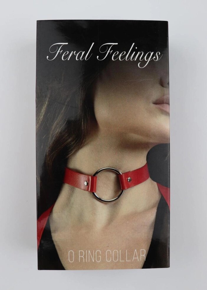 Чокер з кільцем Feral Fillings - O-Ring Collar червоний від компанії Інтернет магазин Персик - фото 1