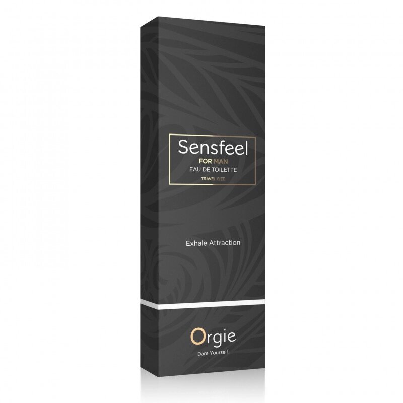 Чоловіча туалетна вода SENSFEEL + афродизіак, 10 мл ефективна феромон-технологія Orgie від компанії Інтернет магазин Персик - фото 1