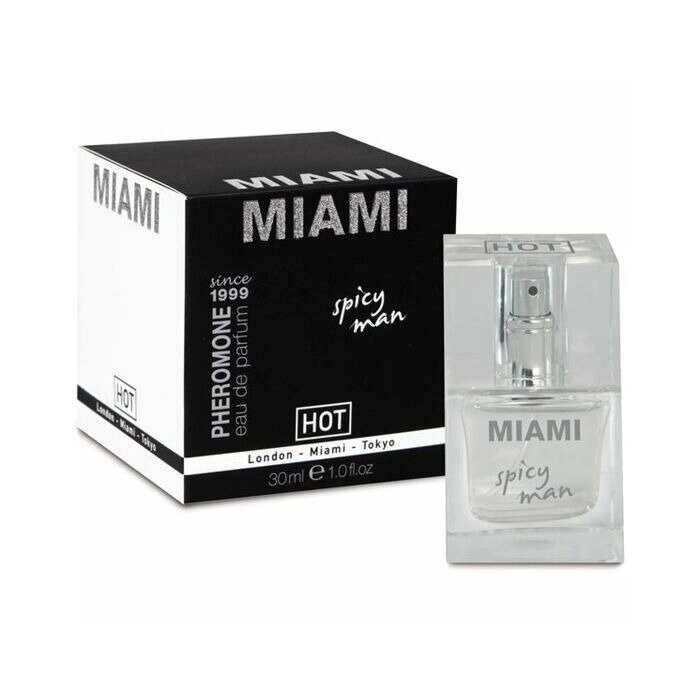 Чоловічі духи з феромонами HOT Pheromone Perfume MIAMI men 30 ml від компанії Інтернет магазин Персик - фото 1