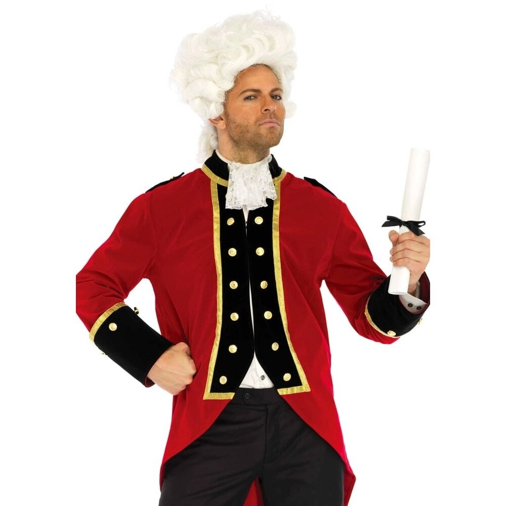 Чоловічий костюм капітана XL, Leg Avenue, 2 предмет, червоний від компанії Інтернет магазин Персик - фото 1