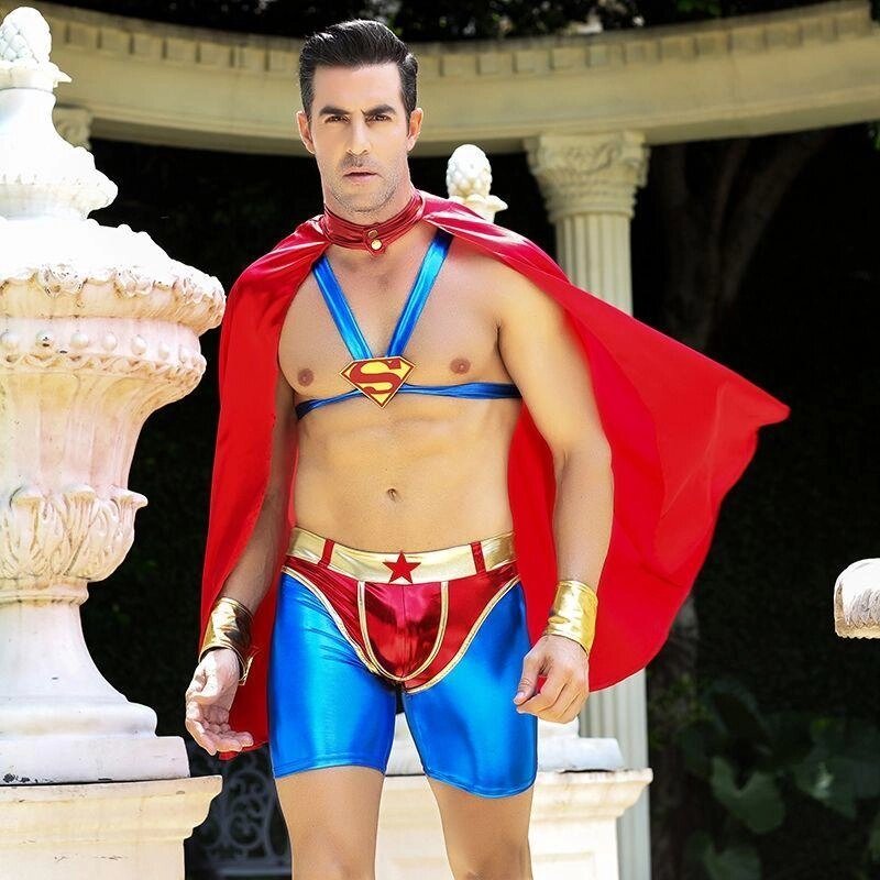 Чоловік еротичний костюм супермена "Готовий на все Стів" від компанії Інтернет магазин Персик - фото 1
