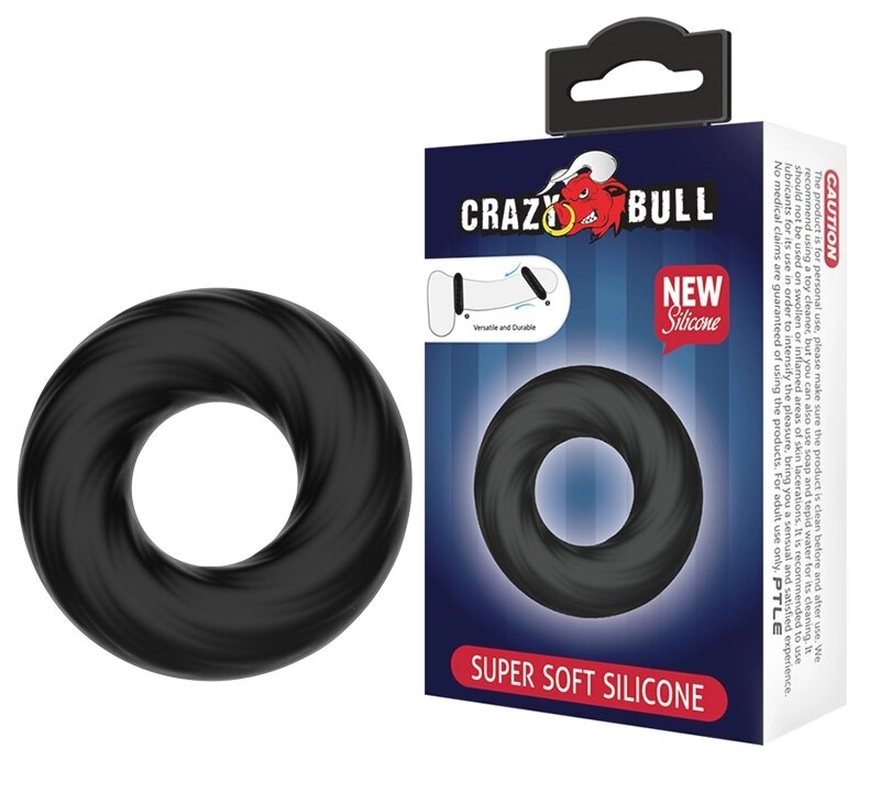 Crazy Bull Super Soft Silycone Rerecting Ring, BI-210181 від компанії Інтернет магазин Персик - фото 1