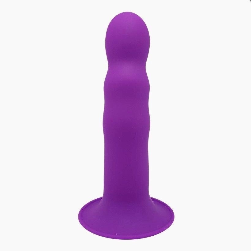 Дилдо з присоскою Adrien Lastic Hitsens 3 Purple, відмінно для страпона, діаметр 4,1см, довжина 18,2см від компанії Інтернет магазин Персик - фото 1
