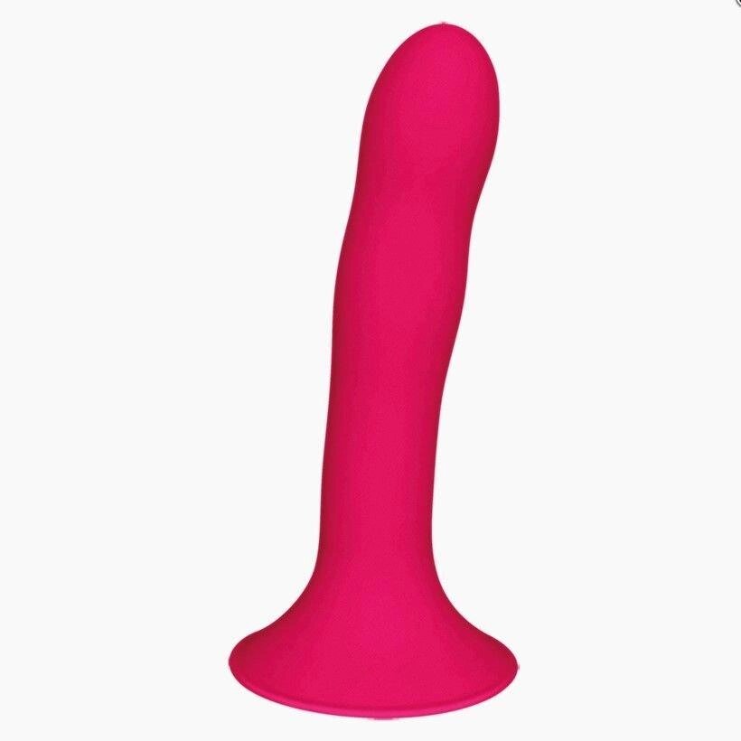 Дилдо з присоскою Adrien Lastic Hitsens 4 Pink діаметр 3.7см, довжина 17,8см від компанії Інтернет магазин Персик - фото 1