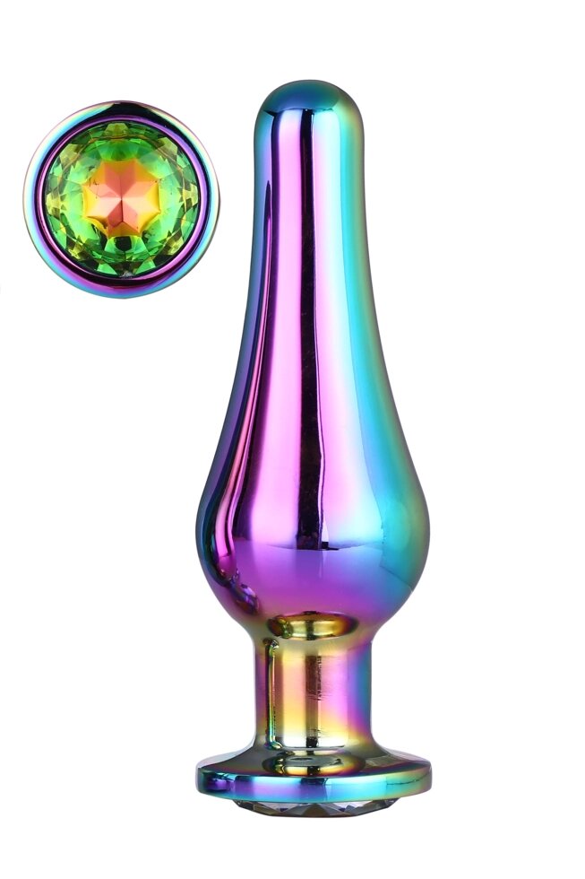 DT21822 Анальная пробка конической формы Dream Toys GLEAMING LOVE COLOURED PLEASURE PLUG L від компанії Інтернет магазин Персик - фото 1