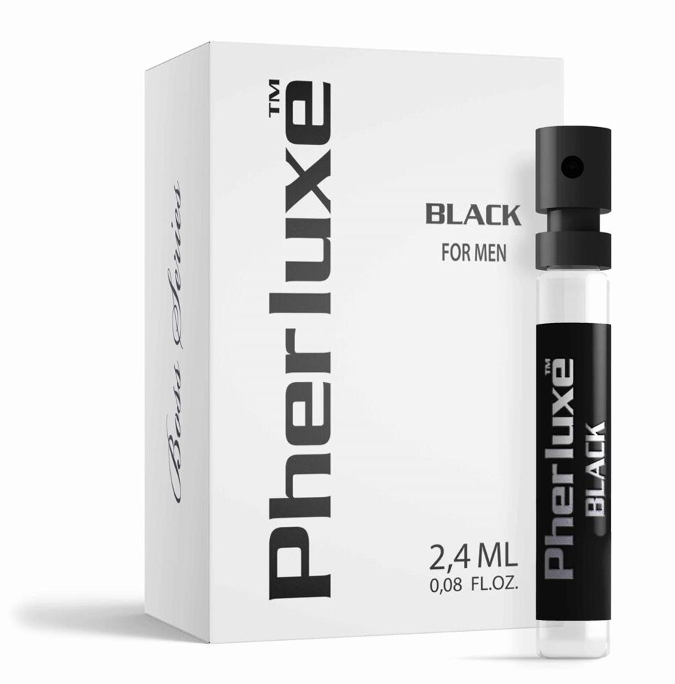 Духи з феромонами для чоловіків Pherluxe Black for man, 2.4 ml від компанії Інтернет магазин Персик - фото 1