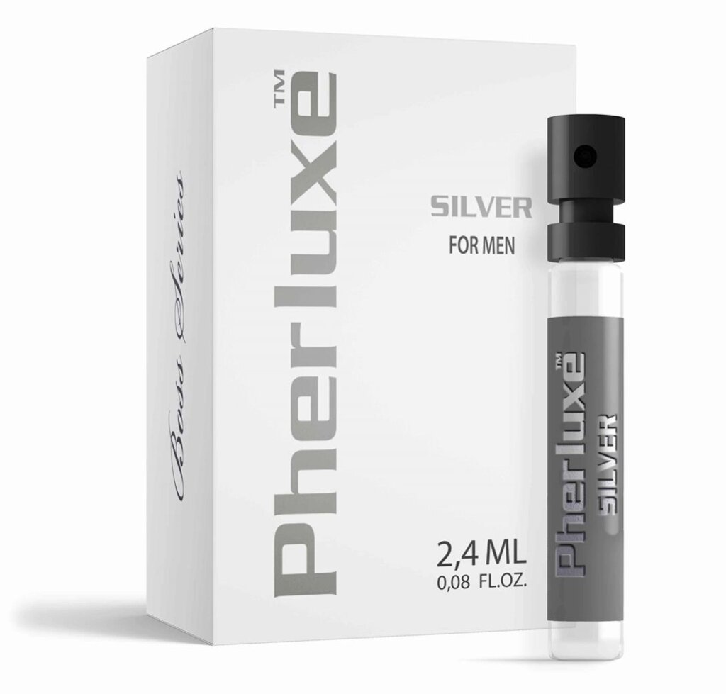 Духи з феромонами для чоловіків Pherluxe Silver for man, 2.4 ml від компанії Інтернет магазин Персик - фото 1