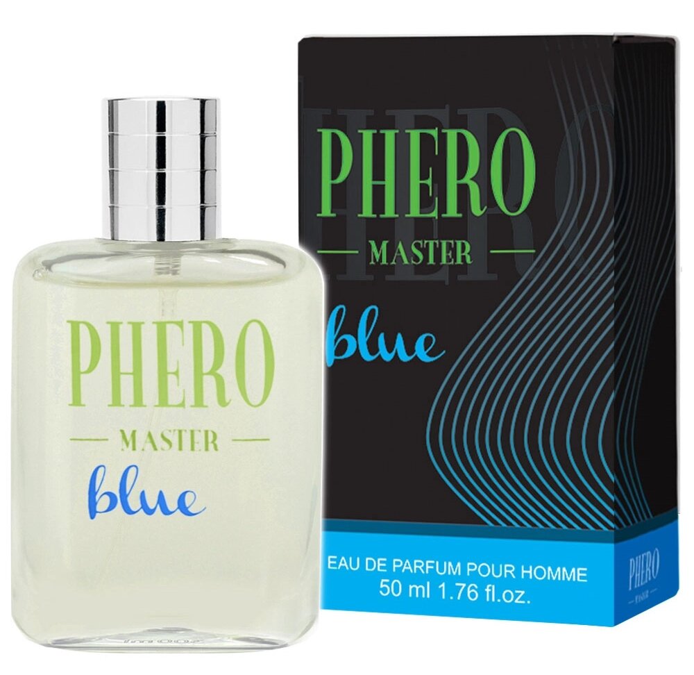 Духи з феромонами для чоловіків PHERO MASTER BLUE for men, 50 ml від компанії Інтернет магазин Персик - фото 1