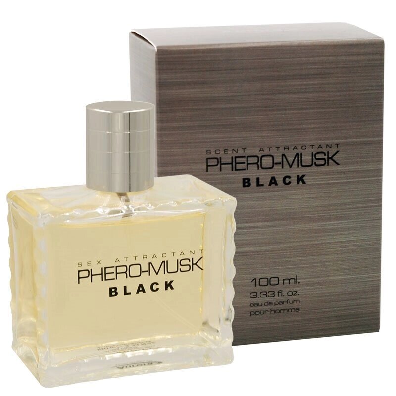 Духи з феромонами для чоловіків PHERO-MUSK BLACK, 100 ml від компанії Інтернет магазин Персик - фото 1