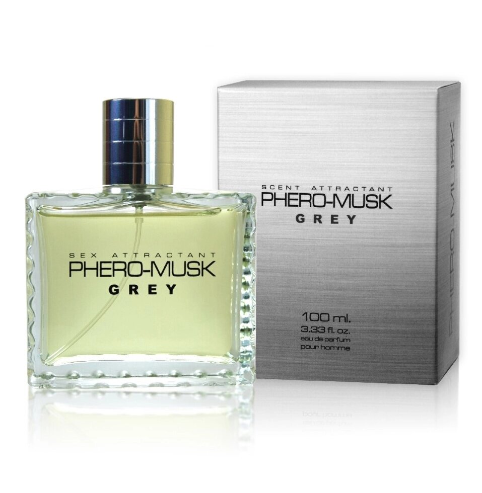 Духи з феромонами для чоловіків PHERO-MUSK Grey, 100 ml від компанії Інтернет магазин Персик - фото 1