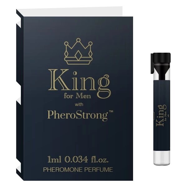 Духи з феромонами для чоловіків PheroStrong Король 1мл від компанії Інтернет магазин Персик - фото 1
