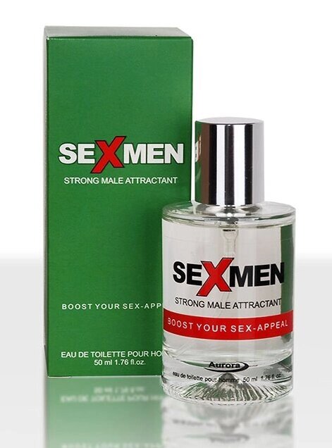 Духи з феромонами для чоловіків Sexmen - Strong male attractant, 50 ml від компанії Інтернет магазин Персик - фото 1
