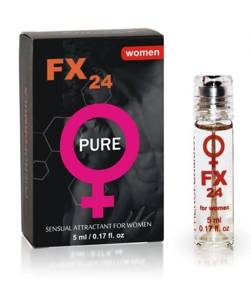 Духи з феромонами жіночі Aurora FX24 PURE, for women (roll-on), 5 мл від компанії Інтернет магазин Персик - фото 1