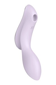 Двойной вибратор с вакуумной стимуляцией Satisfyer Curvy Trinity 2 violet