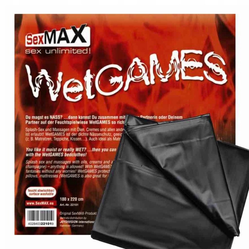 Джой Відділ Sexmax Wetgames 180 х 220 см Чорний масаж від компанії Інтернет магазин Персик - фото 1