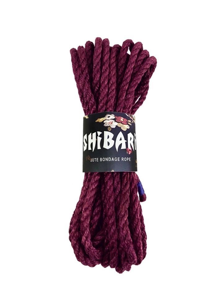 Джутова мотузка для шібарі Feral Feelings Shibari Rope, 8 м фіолетова від компанії Інтернет магазин Персик - фото 1