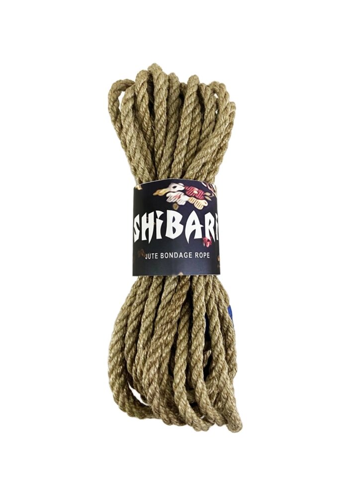 Джутова мотузка для шібарі Feral Feelings Shibari Rope, 8 м сіра від компанії Інтернет магазин Персик - фото 1