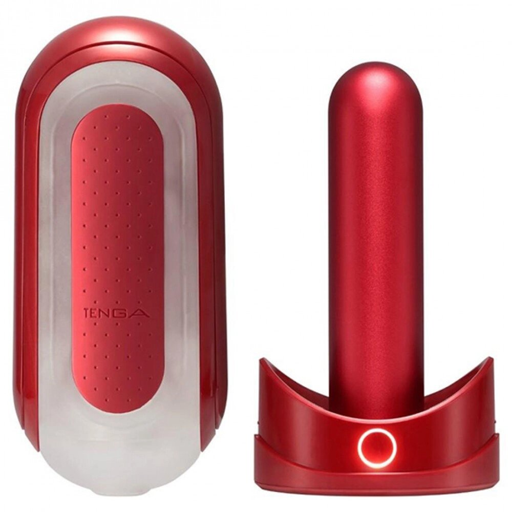 Ексклюзивний набір мастурбатора з нагріванням 0 (нуль) червоний та тепліший набір від компанії Інтернет магазин Персик - фото 1