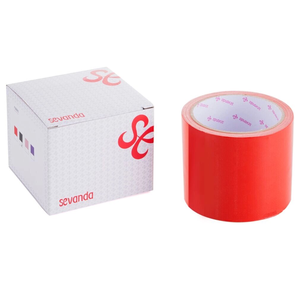 Електростатична стрічка для бондажу LOCKINK SEVANDA Electrostatic Tape - Red Tape, 16м від компанії Інтернет магазин Персик - фото 1